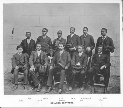 1898 Quips and Cranks. “Davidson College Servants”
