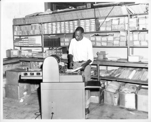 “Print Shop Maintenance Worker” (1960s)