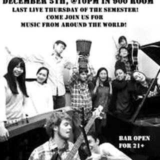 Poster for The Melodemics’ Live Thursday performance